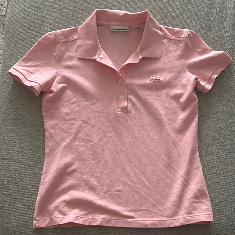 Lacoste Light Pink Slim Fit Polo